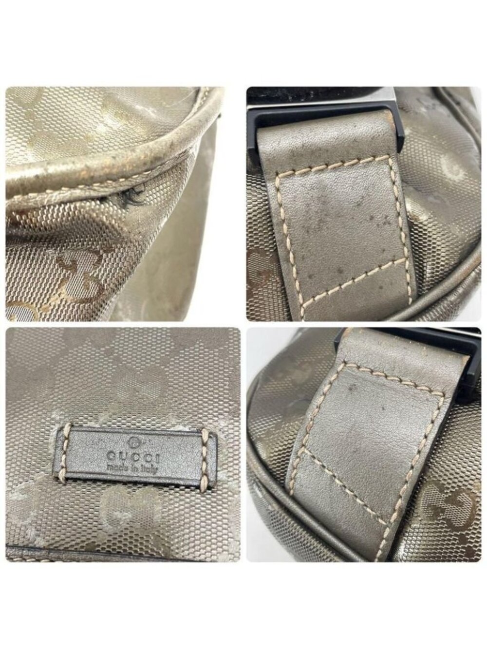 ★SOLD★ Gucci GG Supreme Shoulder Messenger Bag Business Travel - Picture 14 of 16